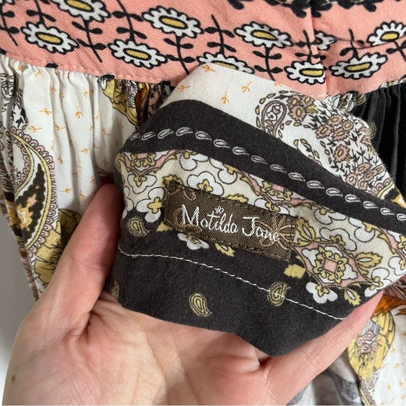 Matilda Jane Perfectly Paisley Patchwork Maxi Dress Size Small - Picture 12 of 16